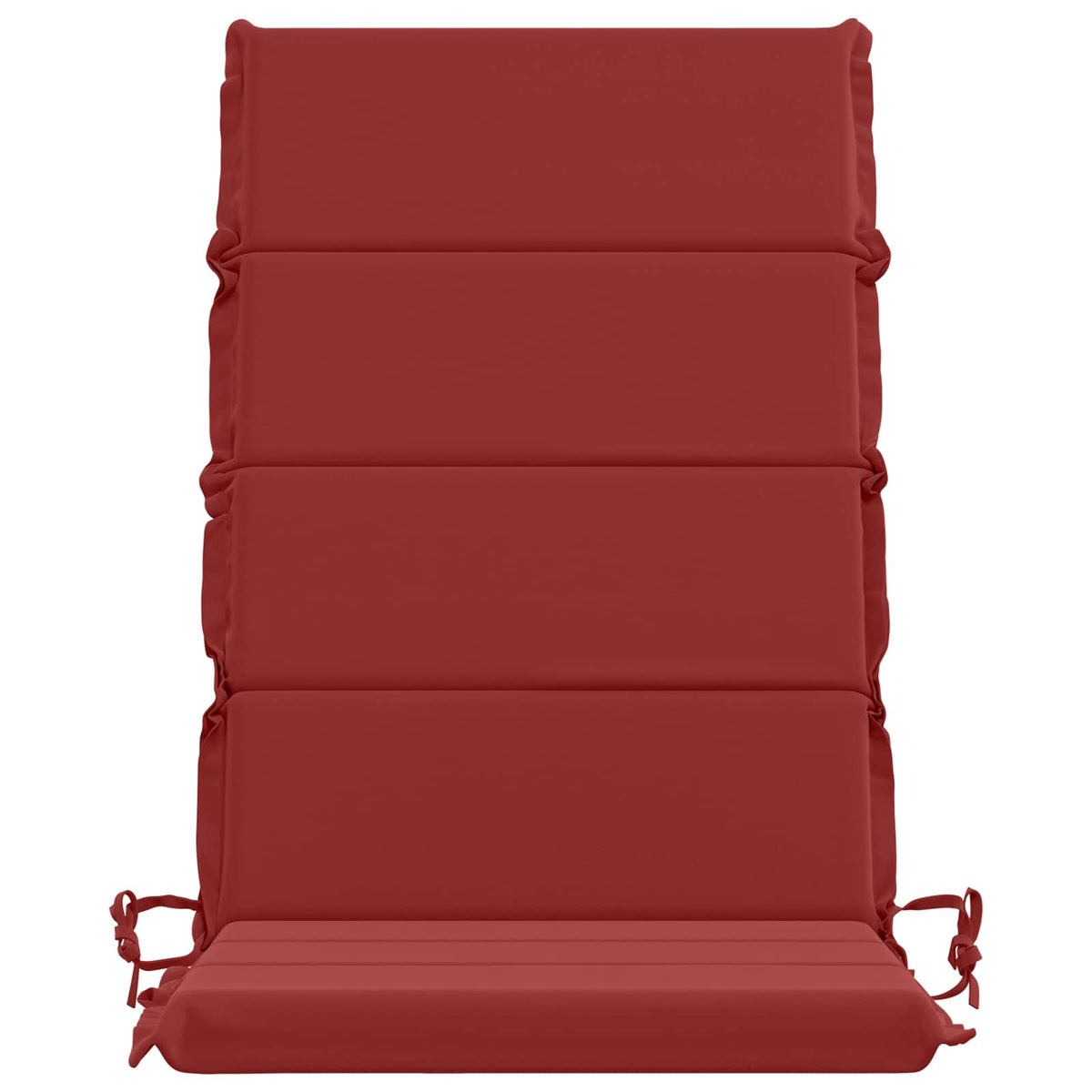vidaXL 2-Piece High Back Bhair Cushions GEMERT 100% Polyester Wine Red