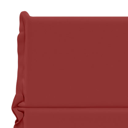 vidaXL 4-Piece High Back Bhair Cushions GEMERT 100% Polyester Wine Red
