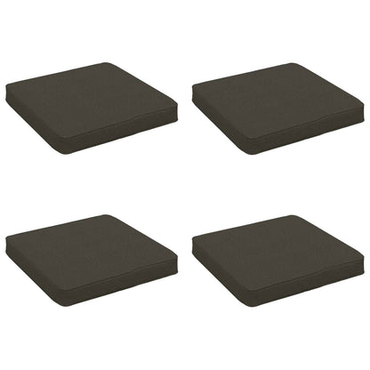 vidaXL 4-Piece Seat Cushions VUGHT 4 pcs 100% Polyester Anthracite