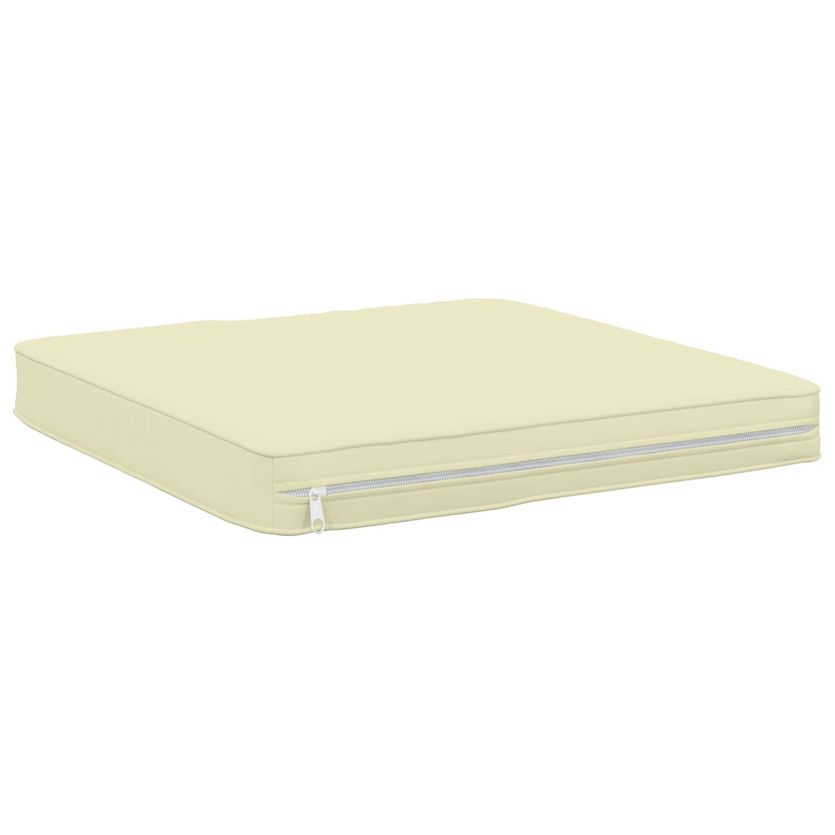 vidaXL 4-Piece Seat Cushions VUGHT 4 pcs 100% Polyester Cream