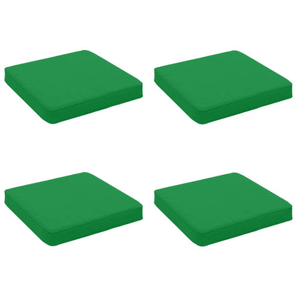 vidaXL 4-Piece Seat Cushions VUGHT 4 pcs 100% Polyester Green