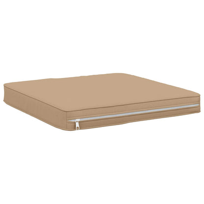 vidaXL 4-Piece Seat Cushions VUGHT 4 pcs 100% Polyester Sand