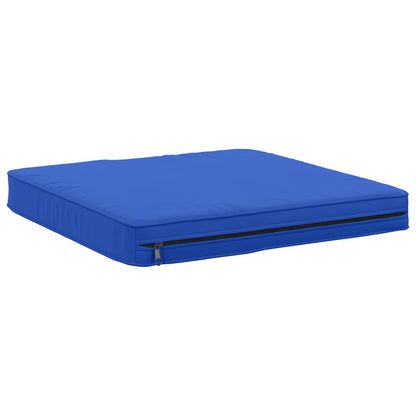 vidaXL 4-Piece Seat Cushions VUGHT 4 pcs 100% Polyester Royal Blue