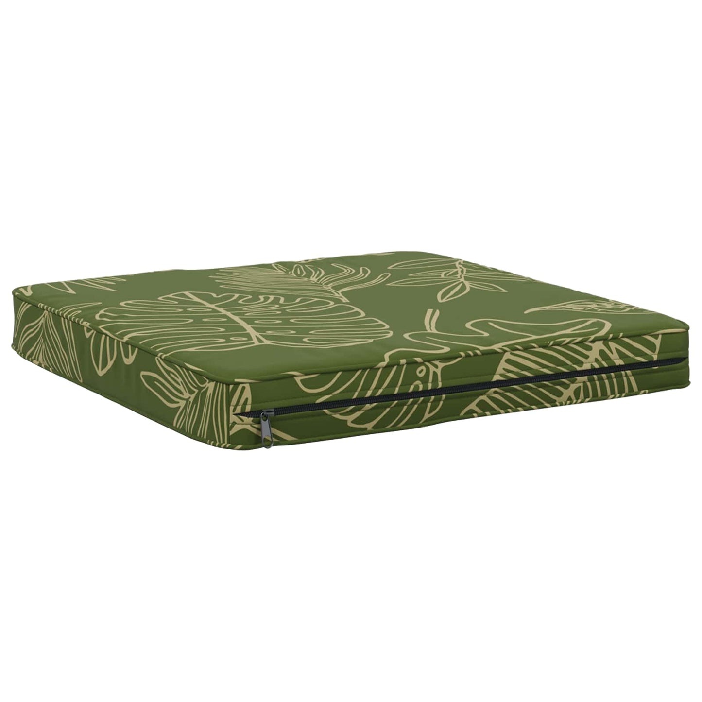 vidaXL 4-Piece Seat Cushions VUGHT 4 pcs 100% Polyester Leaf Design