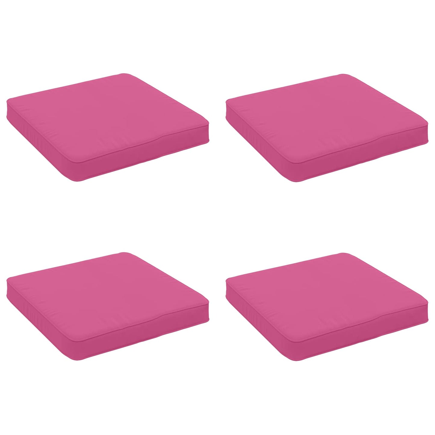 vidaXL 4-Piece Seat Cushions VUGHT 4 pcs 100% Polyester Pink