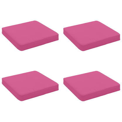 vidaXL 4-Piece Seat Cushions VUGHT 4 pcs 100% Polyester Pink