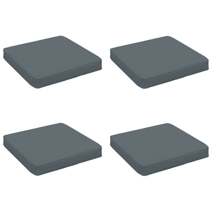 vidaXL 4-Piece Seat Cushions VUGHT 4 pcs 100% Polyester Blue