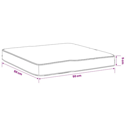 vidaXL 4-Piece Seat Cushions VUGHT 4 pcs 100% Polyester Black