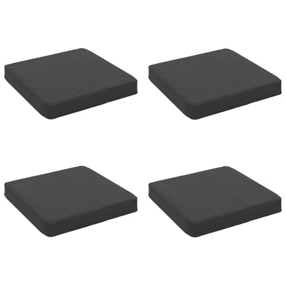 vidaXL 4-Piece Seat Cushions VUGHT 4 pcs 100% Polyester Anthracite