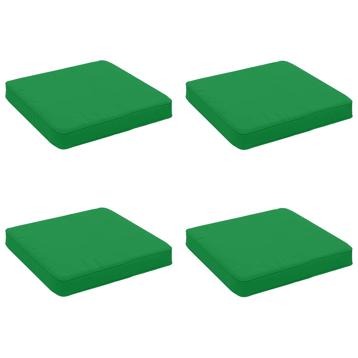 vidaXL 4-Piece Seat Cushions VUGHT 4 pcs 100% Polyester Green