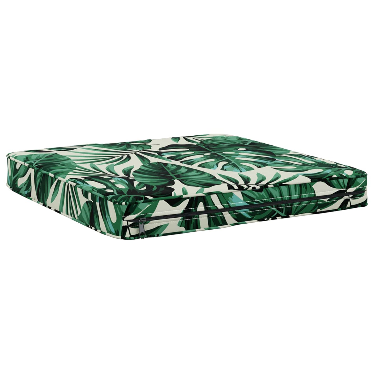 vidaXL 4-Piece Seat Cushions VUGHT 4 pcs 100% Polyester Leaf Pattern
