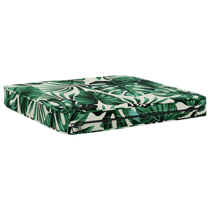 vidaXL 4-Piece Seat Cushions VUGHT 4 pcs 100% Polyester Leaf Pattern
