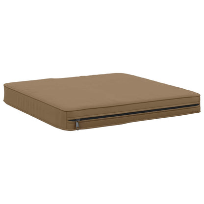 vidaXL 4-Piece Seat Cushions VUGHT 4 pcs 100% Polyester Taupe