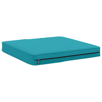 vidaXL 4-Piece Seat Cushions VUGHT 4 pcs 100% Polyester Turquoise