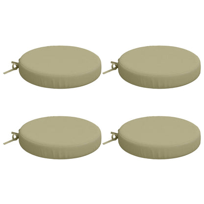 vidaXL 4-Piece Seat Cushions SOEST 4 pcs 100% Polyester Light Green