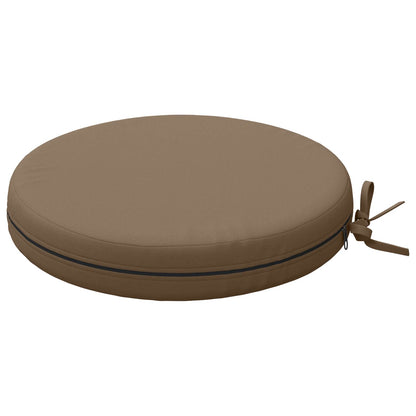 vidaXL 4-Piece Seat Cushions SOEST 4 pcs 100% Polyester Taupe