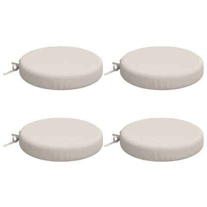 vidaXL 4-Piece Seat Cushions SOEST 4 pcs 100% Polyester White