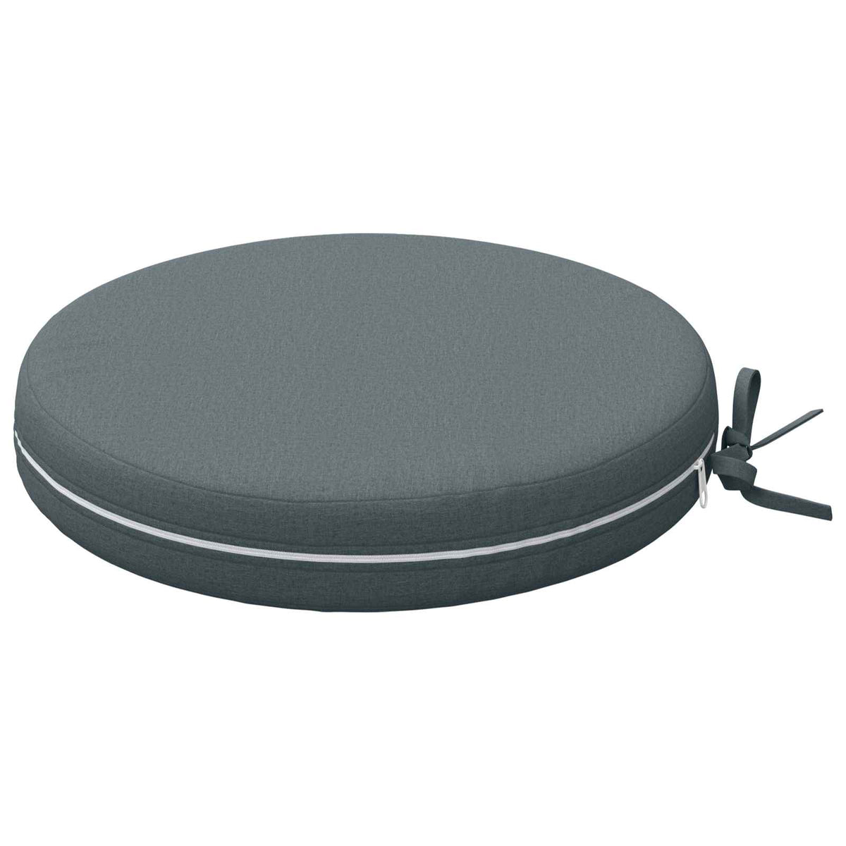 vidaXL Seat Cushions SOEST 4 pcs 100% Polyester Blue Ø 40 x 7 cm