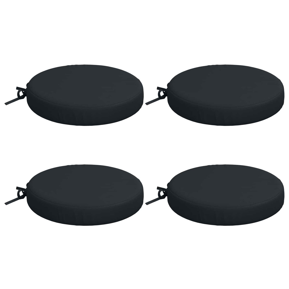 vidaXL 4-Piece Seat Cushions SOEST 4 pcs 100% Polyester Dark Blue