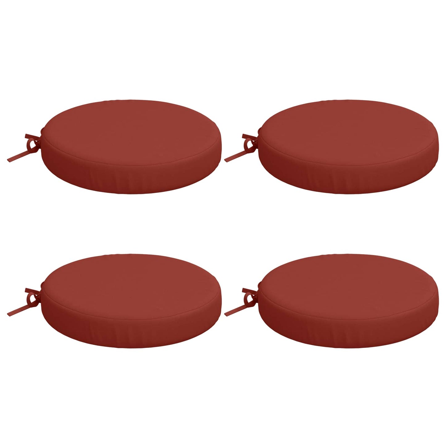 vidaXL 4-Piece Seat Cushions SOEST 4 pcs 100% Polyester Red