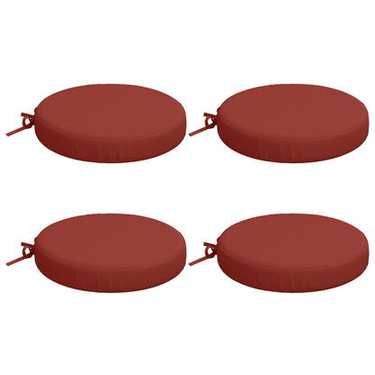 vidaXL 4-Piece Seat Cushions SOEST 4 pcs 100% Polyester Red