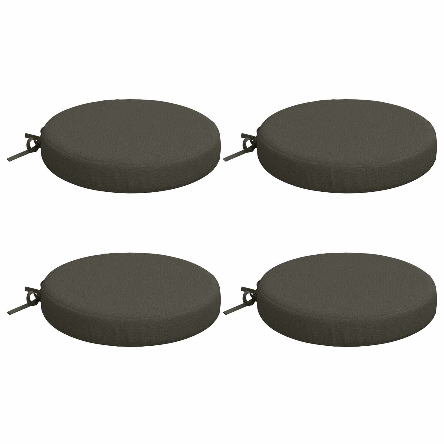 vidaXL 4-Piece Seat Cushions SOEST 4 pcs 100% Polyester Anthracite