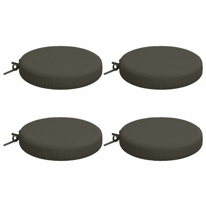vidaXL 4-Piece Seat Cushions SOEST 4 pcs 100% Polyester Anthracite