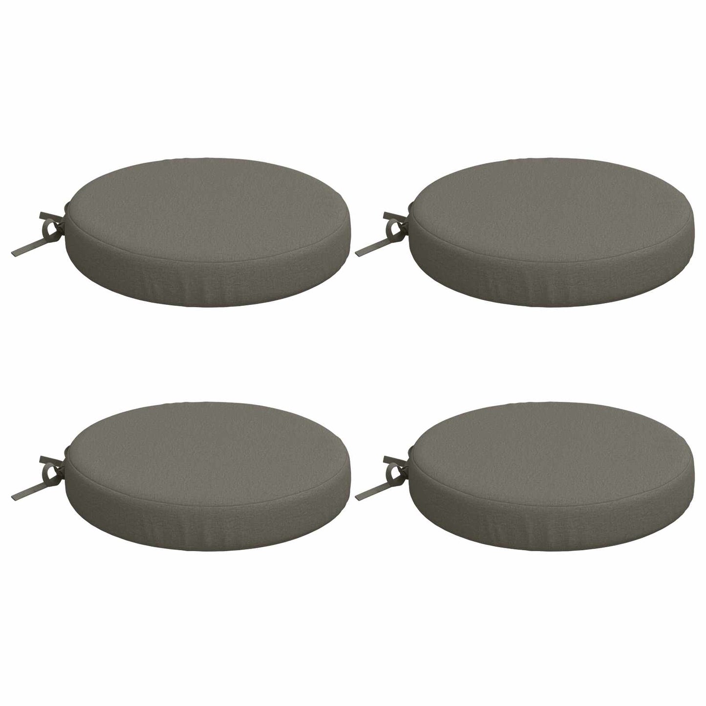 vidaXL 4-Piece Seat Cushions SOEST 4 pcs 100% Polyester Grey