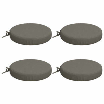 vidaXL 4-Piece Seat Cushions SOEST 4 pcs 100% Polyester Grey
