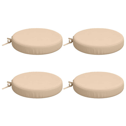 vidaXL 4-Piece Seat Cushions SOEST 4 pcs 100% Polyester Cream