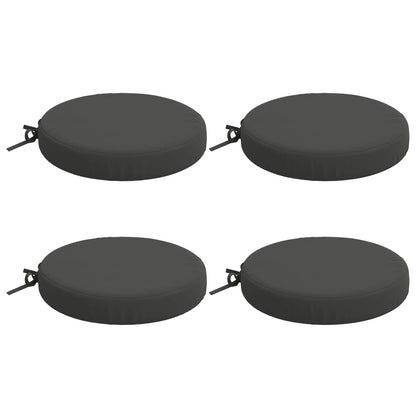vidaXL 4-Piece Seat Cushions SOEST 4 pcs 100% Polyester Anthracite