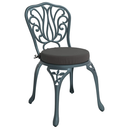 vidaXL 4-Piece Seat Cushions SOEST 4 pcs 100% Polyester Anthracite
