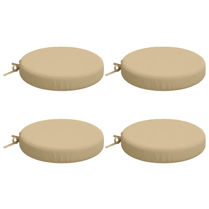 vidaXL 4-Piece Seat Cushions SOEST 4 pcs 100% Polyester Beige
