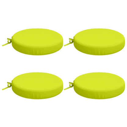 vidaXL 4-Piece Seat Cushions SOEST 4 pcs 100% Polyester Bright Green
