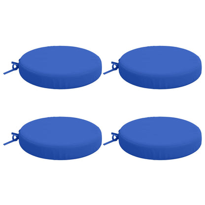 vidaXL 4-Piece Seat Cushions SOEST 4 pcs 100% Polyester Royal Blue