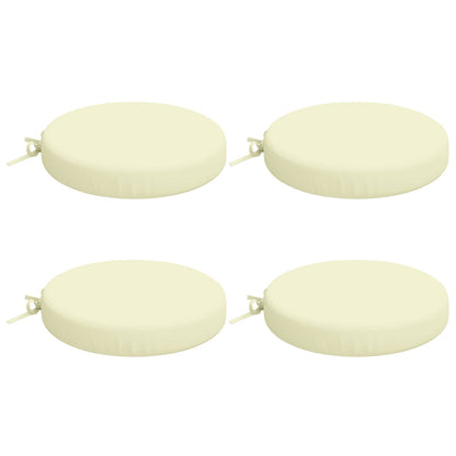 vidaXL 4-Piece Seat Cushions SOEST 4 pcs 100% Polyester Cream