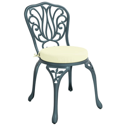 vidaXL 4-Piece Seat Cushions SOEST 4 pcs 100% Polyester Cream