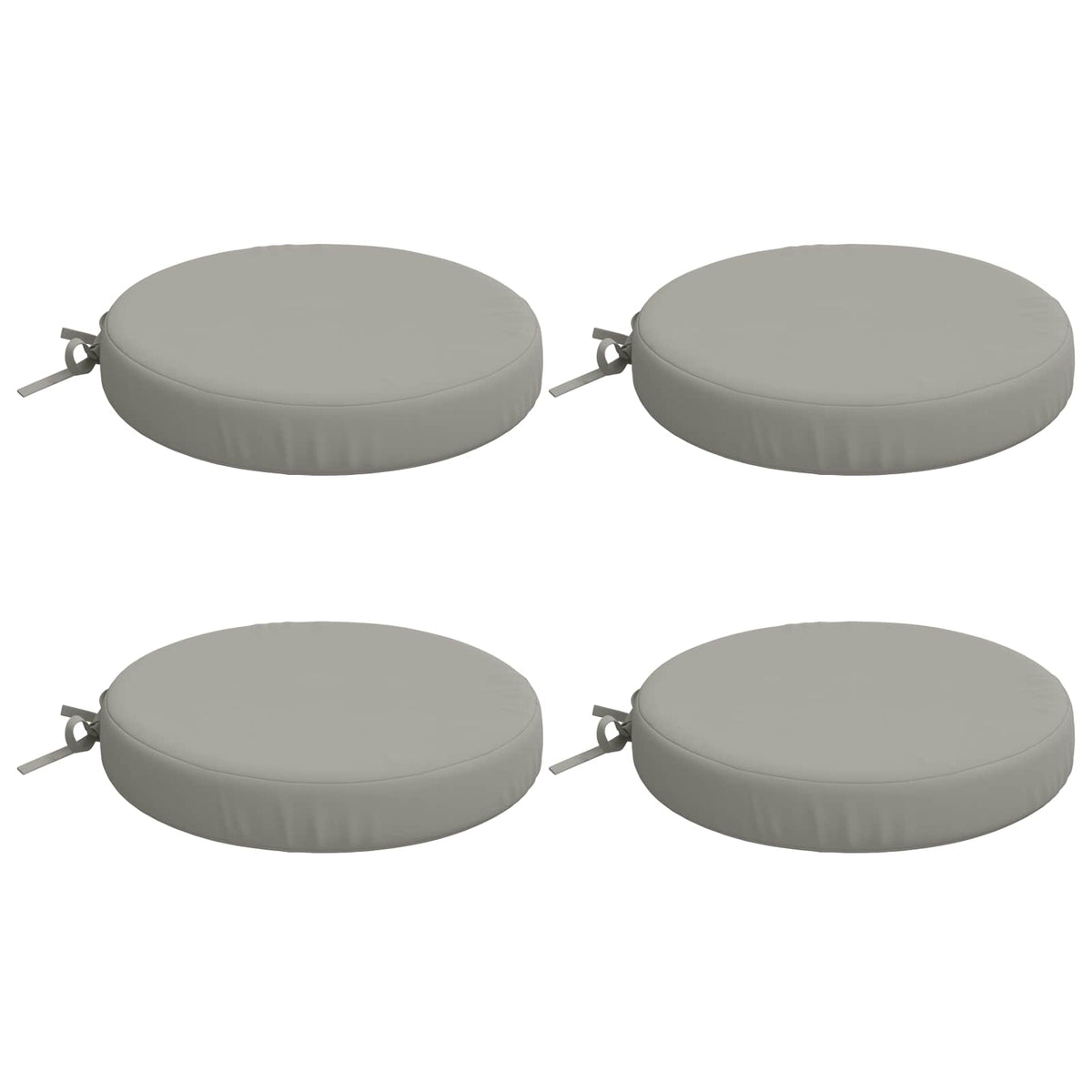 vidaXL 4-Piece Seat Cushions SOEST 4 pcs 100% Polyester Grey