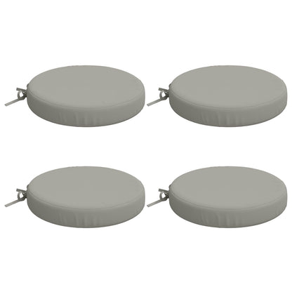 vidaXL 4-Piece Seat Cushions SOEST 4 pcs 100% Polyester Grey