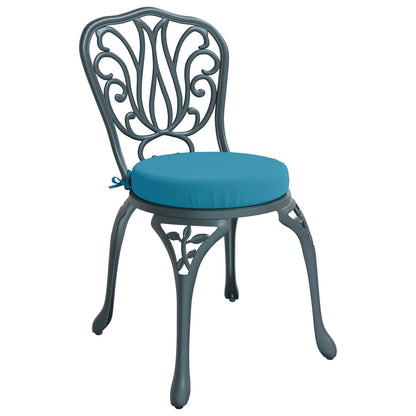 vidaXL 4-Piece Seat Cushions SOEST 4 pcs 100% Polyester Light Blue