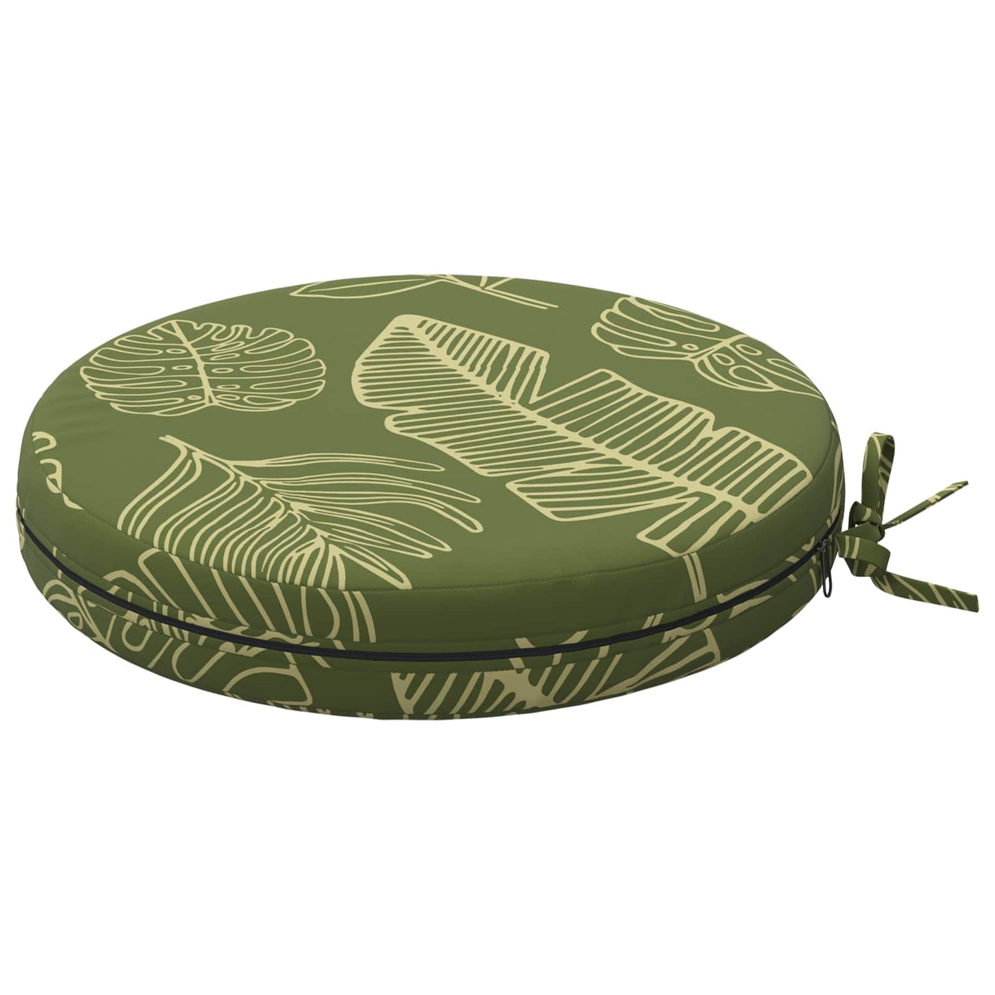 vidaXL 4-Piece Seat Cushions SOEST 4 pcs 100% Polyester Leaf Design