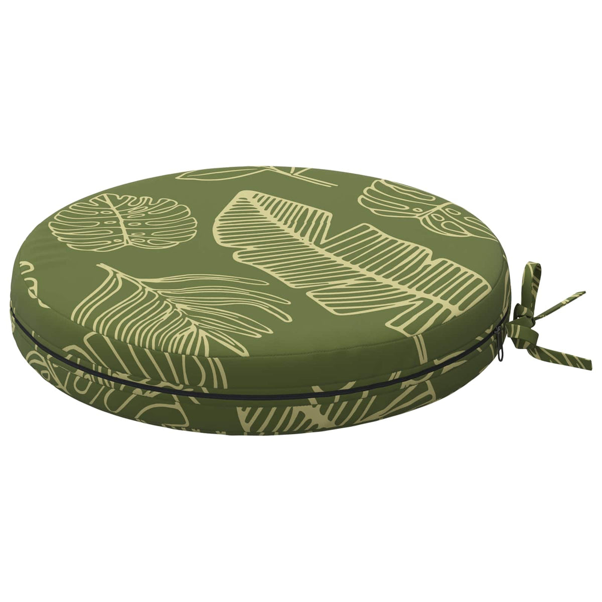 vidaXL Seat Cushions SOEST 4 pcs 100% Polyester Leaf Design