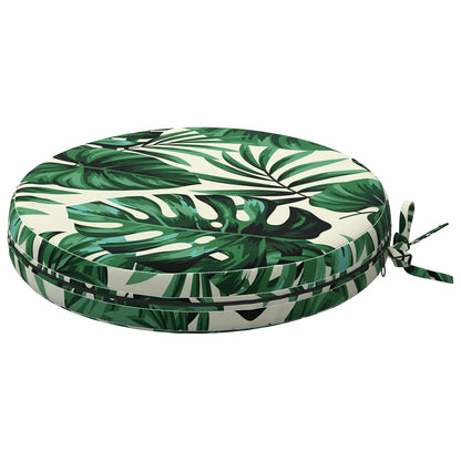 vidaXL 4-Piece Seat Cushions SOEST 4 pcs 100% Polyester Leaf Pattern