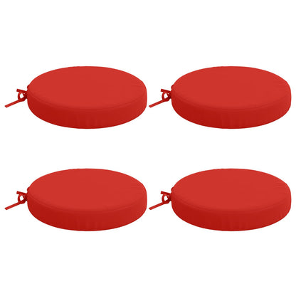 vidaXL 4-Piece Seat Cushions SOEST 4 pcs 100% Polyester Red
