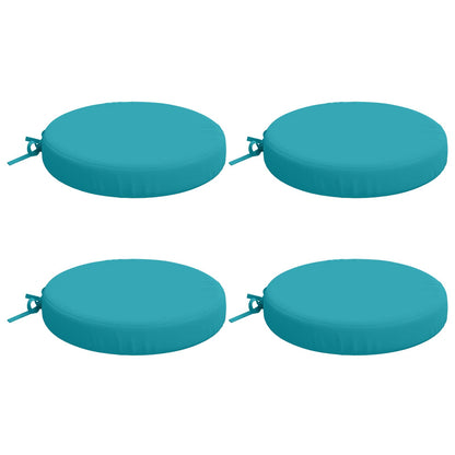 vidaXL 4-Piece Seat Cushions SOEST 4 pcs 100% Polyester Turquoise