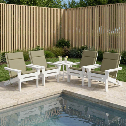 vidaXL 6-Piece High Back Chair Cushions GEMERT 6 pcs 100% Polyester