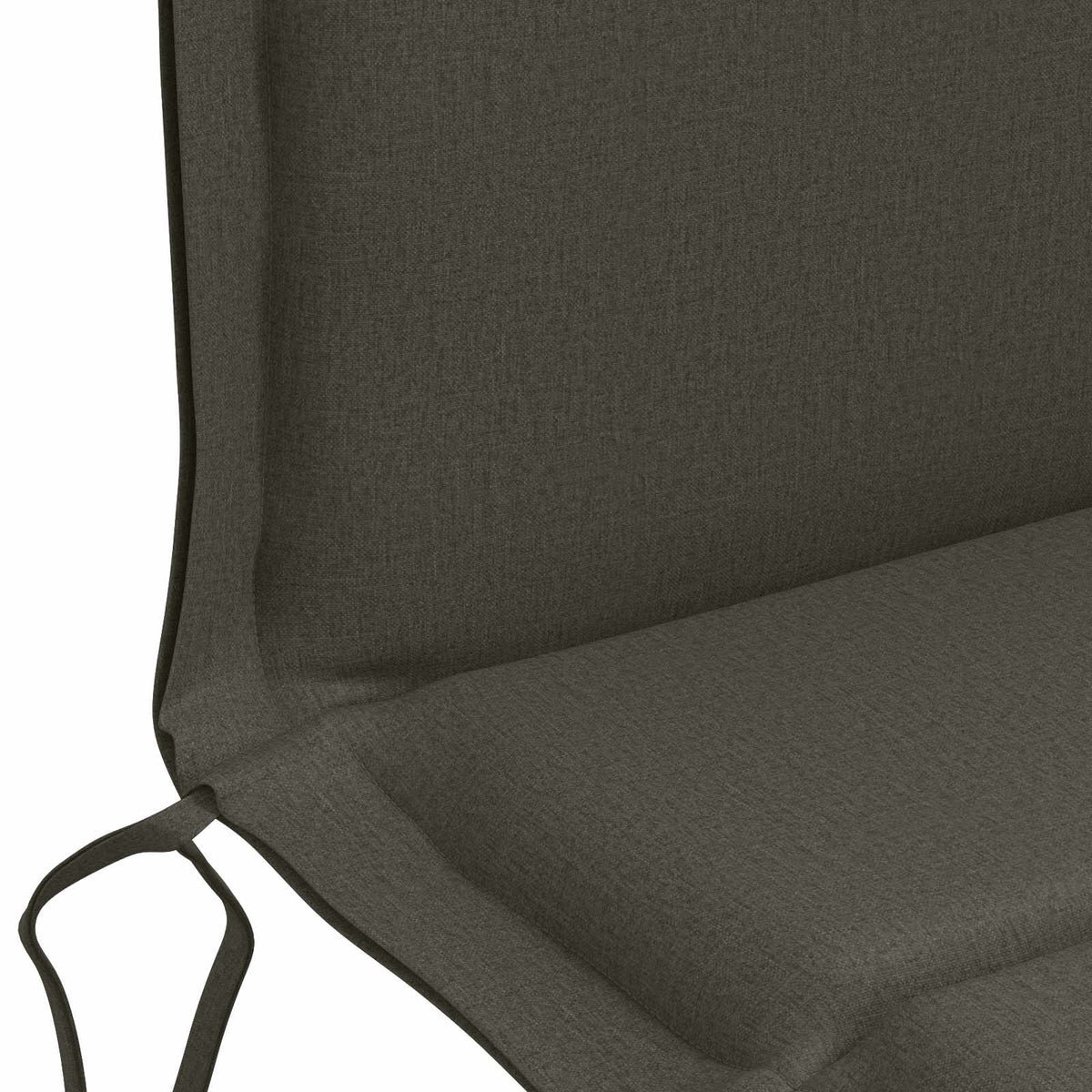 vidaXL Low Back Chair Cushion GEMERT 6 pcs 100% Polyester Anthracite