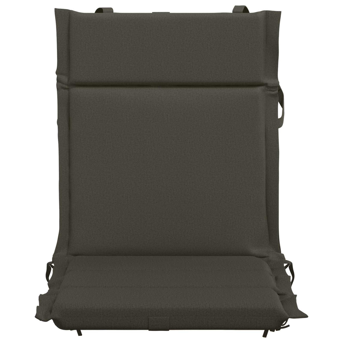vidaXL Low Back Chair Cushion GEMERT 6 pcs 100% Polyester Anthracite