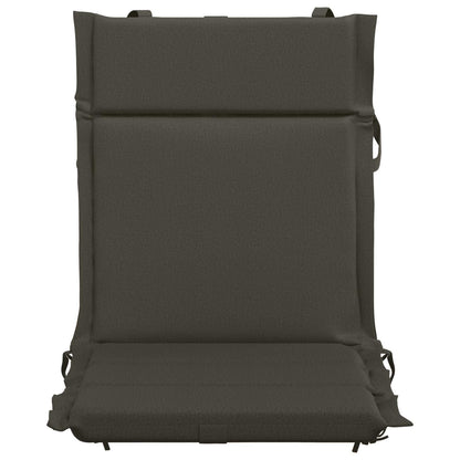 vidaXL Low Back Chair Cushion GEMERT 6 pcs 100% Polyester Anthracite