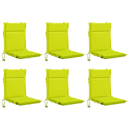 vidaXL 6-Piece High Back Chair Cushions GEMERT 6 pcs 100% Polyester